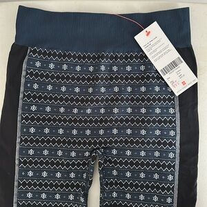Sweaty Betty NWT Peak Ski Base Layer Leggings - Blue Mountain SMALL